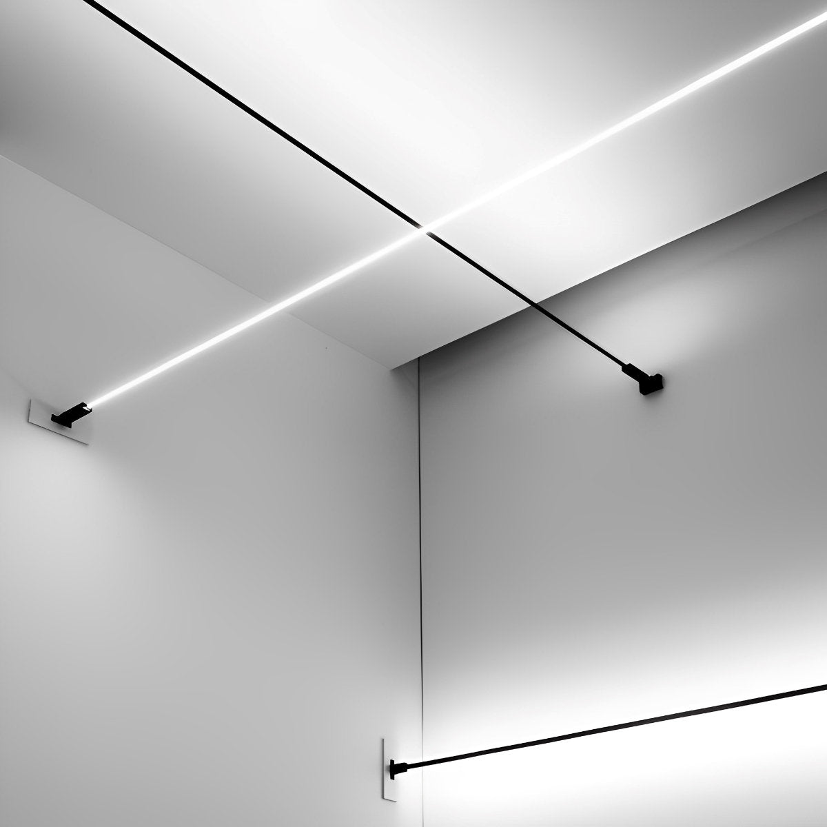 LED Linear Wall Light Rotatable, Modern Long Strip Light Bar - Adjustable Indoor Wall Lighting for Living Room Bedroom Stairs