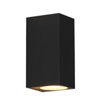 Outdoor Wall Washer Light Waterproof, Square Up Down Double LED Sconce - Modern Exterior Wall Lighting for Facade Patio Porch