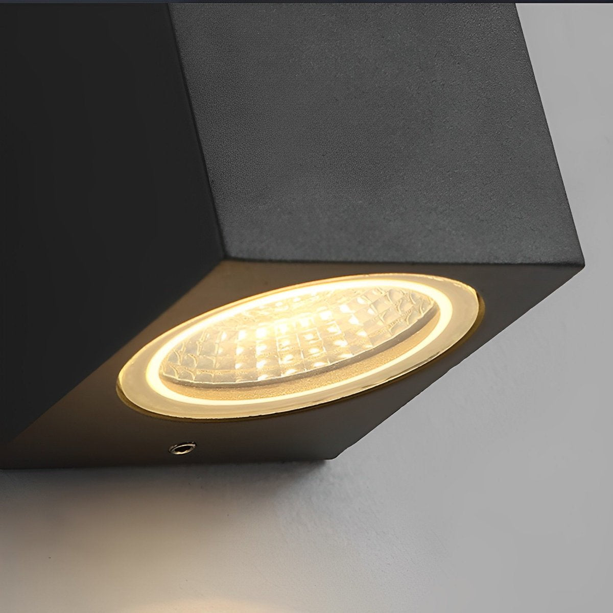 Outdoor Wall Washer Light Waterproof, Square Up Down Double LED Sconce - Modern Exterior Wall Lighting for Facade Patio Porch