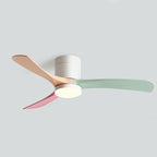 Ceiling Fan with Light and Remote, 6-Speed Reverse DC Motor - Modern Indoor LED Ceiling Fan for Living Room Bedroom