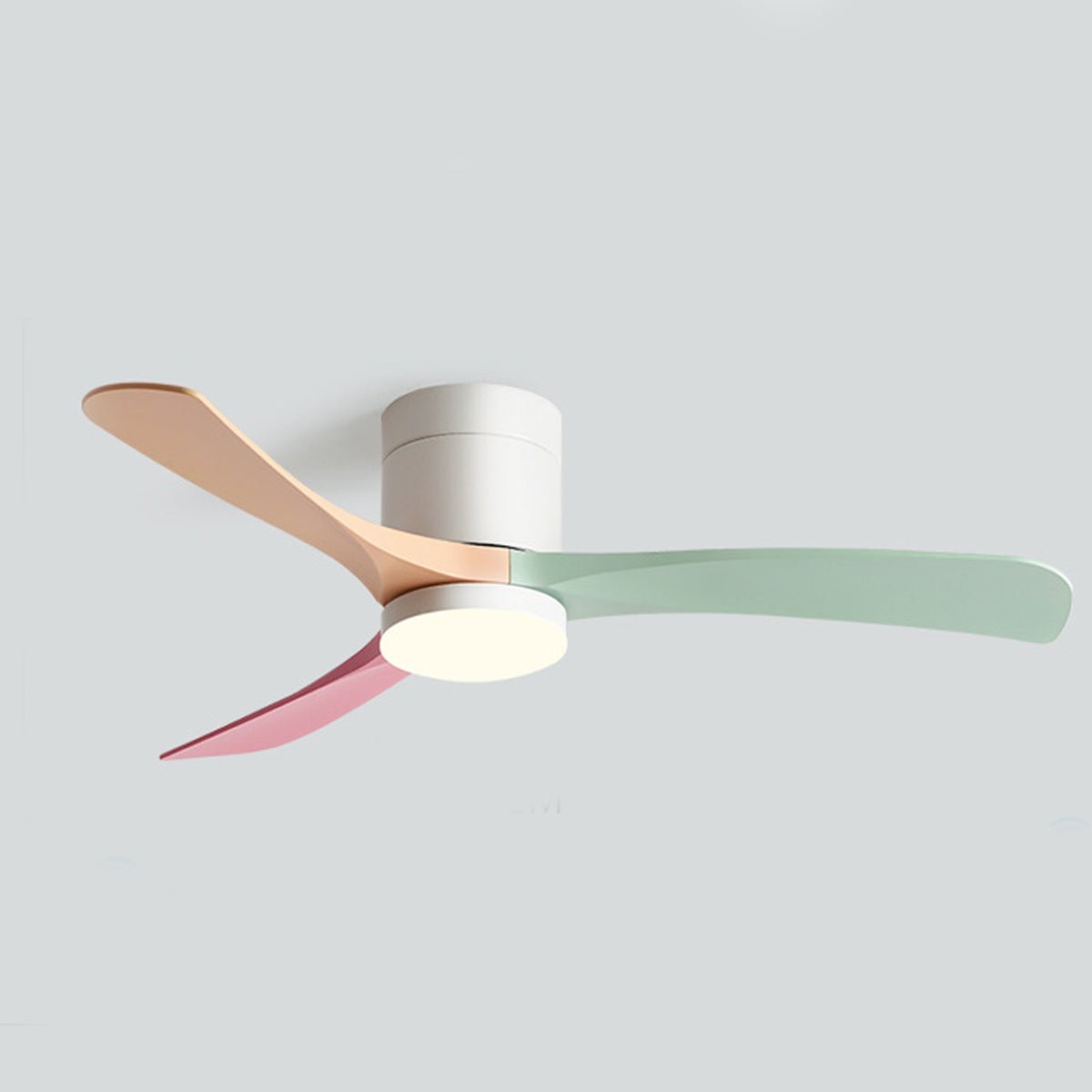 Ceiling Fan with Light and Remote, 6-Speed Reverse DC Motor - Modern Indoor LED Ceiling Fan for Living Room Bedroom