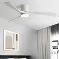 Ceiling Fan with Light and Remote, 6-Speed Reverse DC Motor - Modern Indoor LED Ceiling Fan for Living Room Bedroom