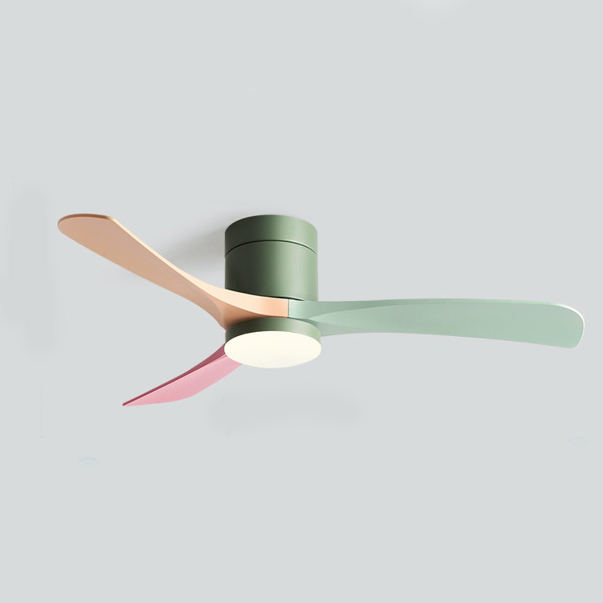 Ceiling Fan with Light and Remote, 6-Speed Reverse DC Motor - Modern Indoor LED Ceiling Fan for Living Room Bedroom