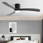 Ceiling Fan with Light and Remote, 6-Speed Reverse DC Motor - Modern Indoor LED Ceiling Fan for Living Room Bedroom