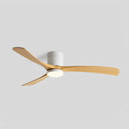 Ceiling Fan with Light and Remote, 6-Speed Reverse DC Motor - Modern Indoor LED Ceiling Fan for Living Room Bedroom