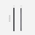 Outdoor Strip Wall Light Black Linear LED Integrated Light