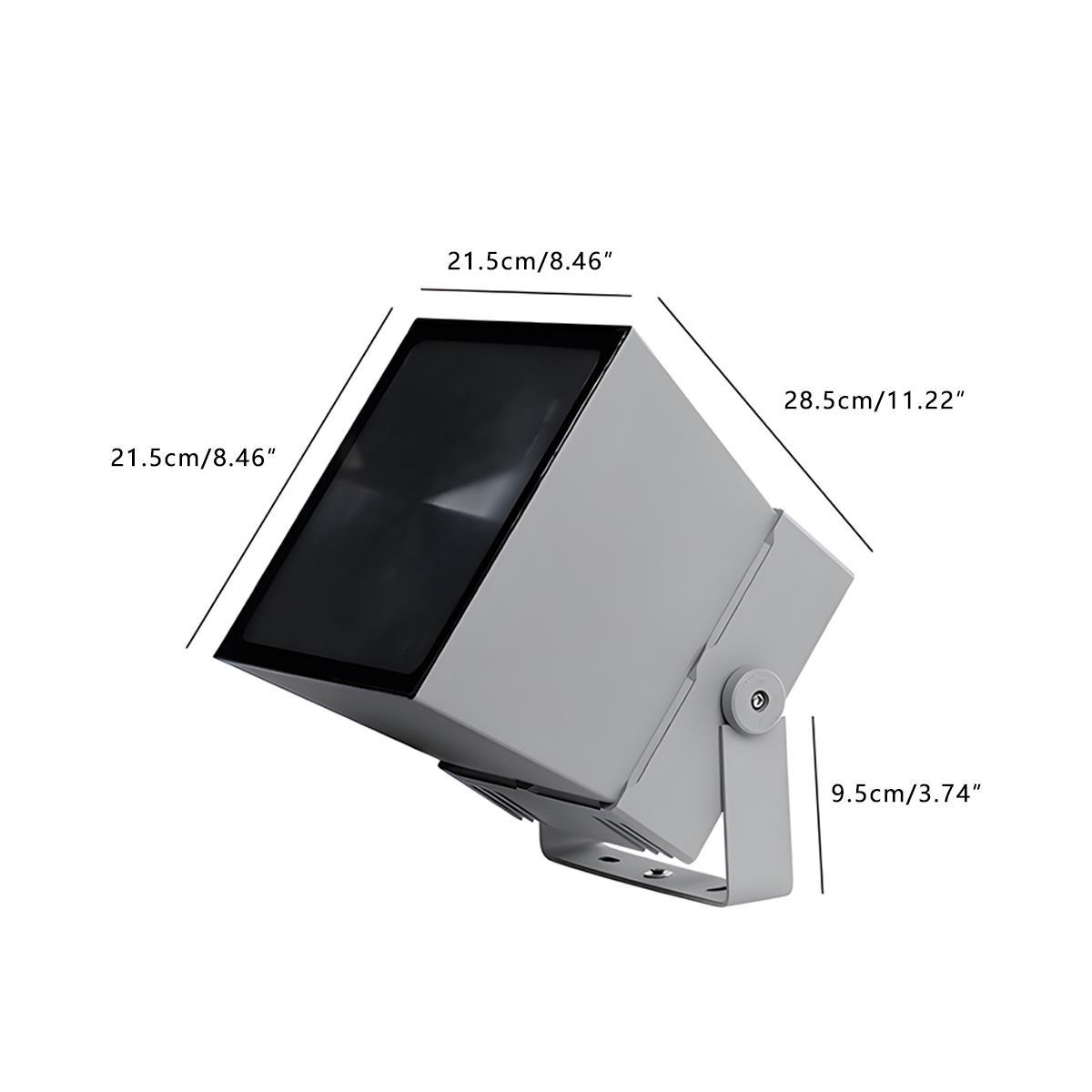 Outdoor RGB LED Spotlight Waterproof, Rainbow Color Landscape Light - Garden Tree Uplight Spot Lighting for Yard Patio Facade