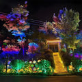 Outdoor RGB LED Spot Light Waterproof, Color Changing Landscape Light - Garden Tree Uplighting Spotlight for Yard Patio Wall