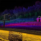 Outdoor RGB LED Spot Light Waterproof, Color Changing Landscape Light - Garden Tree Uplighting Spotlight for Yard Patio Wall