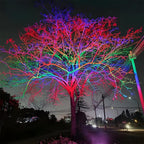Outdoor RGB LED Spot Light Waterproof, Color Changing Landscape Light - Garden Tree Uplighting Spotlight for Yard Patio Wall