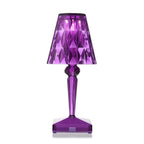 Crystal Table Lamp, Modern Decorative Bedside Lamp - Elegant Crystal Accent Lighting for Bedroom Living Room Nightstand