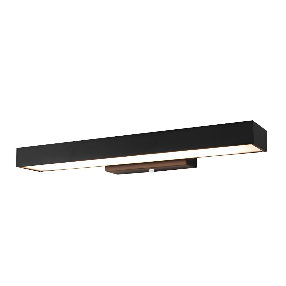 Motion Sensor Outdoor Wall Light Waterproof, Black Rectangular LED Sconce - Modern Exterior Wall Lighting for Porch Garage