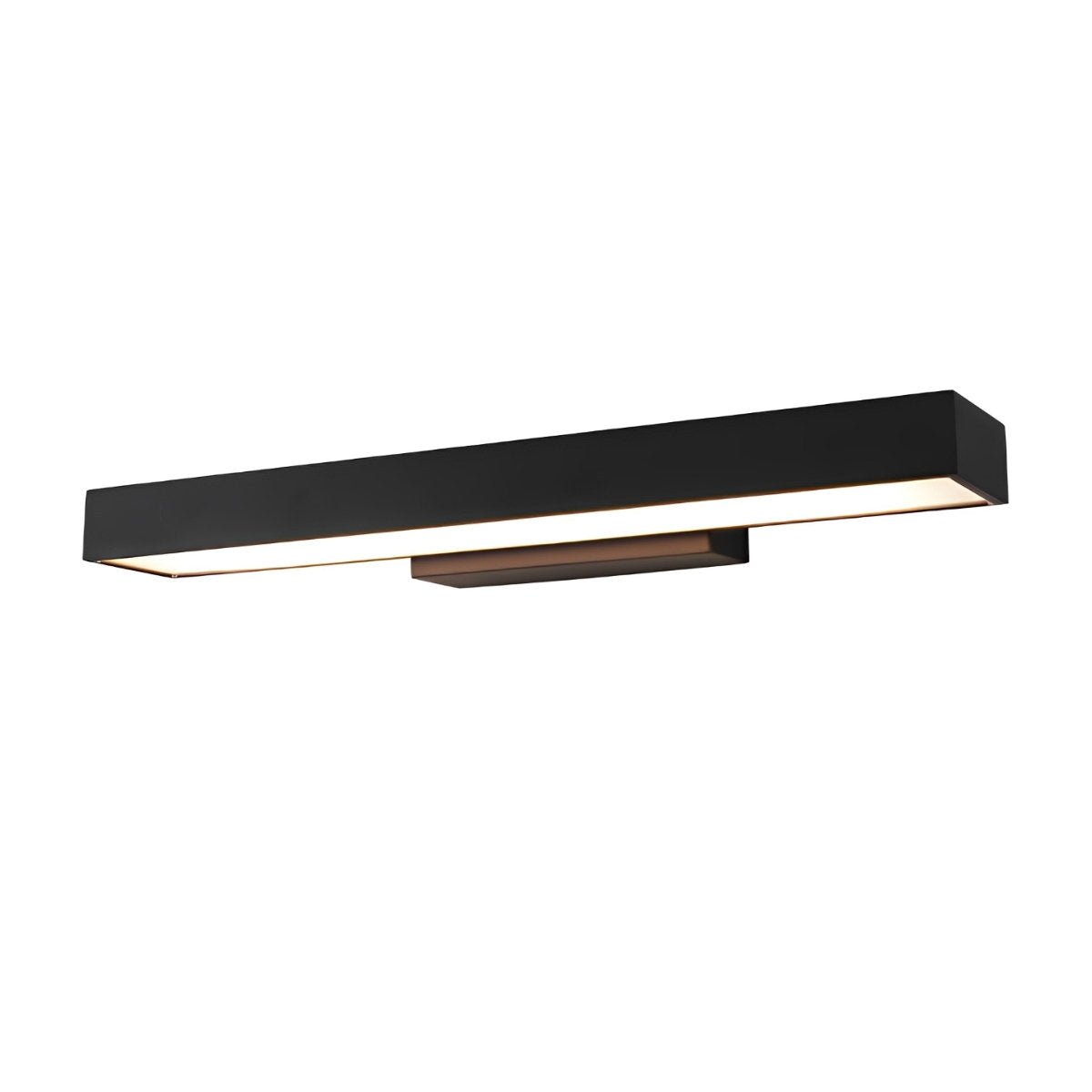 Motion Sensor Outdoor Wall Light Waterproof, Black Rectangular LED Sconce - Modern Exterior Wall Lighting for Porch Garage