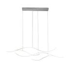 Curved LED Pendant Light Wavy LED Metal Ceiling Light