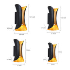 Up Down Lighting Wall Lights Modern Curved LED Waterproof Light