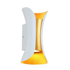 Up Down Lighting Wall Lights Modern Curved LED Waterproof Light