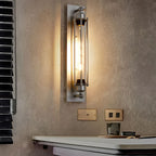 Industrial Wall Sconce, Vintage Iron LED Wall Light - Rustic Indoor Wall Lighting Fixture for Living Room Bedroom Hallway Stairs