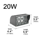 Outdoor Wall Light Waterproof IP65, Modern LED Spotlight Sconce - Exterior Up Down Wall Lighting for Porch Patio Facade