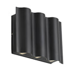 Outdoor Wall Sconce Light Waterproof, Up and Down Water Wave LED - Modern Exterior Wall Lighting for Porch Patio Garden