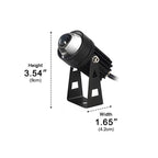 Outdoor LED Spot Light Waterproof, Super Bright Exterior Spotlight - Wall Mount Security Flood Lighting for Garden Yard
