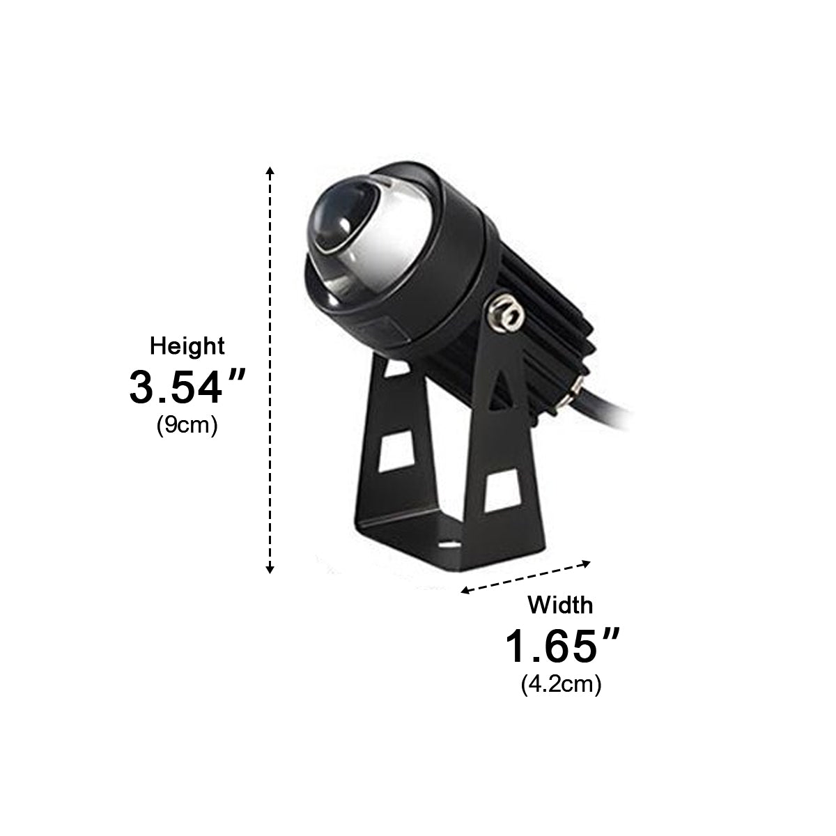 Outdoor LED Spot Light Waterproof, Super Bright Exterior Spotlight - Wall Mount Security Flood Lighting for Garden Yard
