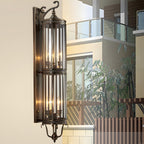 Outdoor Porch Light Waterproof, Vintage Mid Century LED Wall Lantern - Exterior Wall Sconce for Front Door Patio Garage