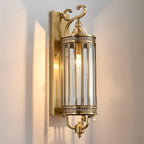 Outdoor Porch Light Waterproof, Vintage Mid Century LED Wall Lantern - Exterior Wall Sconce for Front Door Patio Garage
