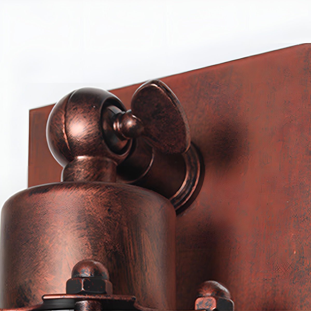 Industrial Wall Sconce, Vintage Iron LED Wall Light - Rustic Indoor Wall Lighting Fixture for Living Room Bedroom Hallway Stairs