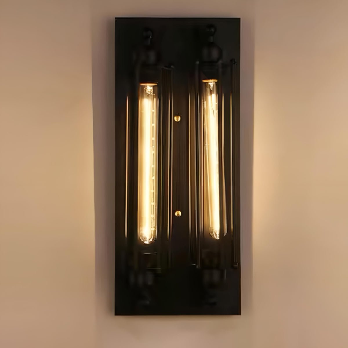 Industrial Wall Sconce, Vintage Iron LED Wall Light - Rustic Indoor Wall Lighting Fixture for Living Room Bedroom Hallway Stairs