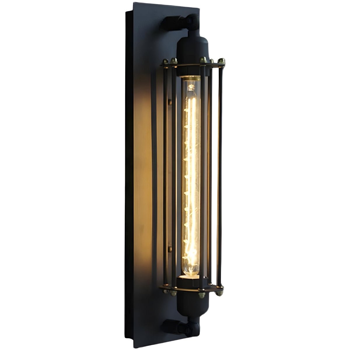 Industrial Wall Sconce, Vintage Iron LED Wall Light - Rustic Indoor Wall Lighting Fixture for Living Room Bedroom Hallway Stairs