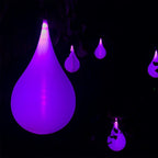 Outdoor Hanging Light Waterproof, Water Drop LED Pendant Lantern - Modern Exterior Ceiling Lighting for Porch Patio Gazebo Garden